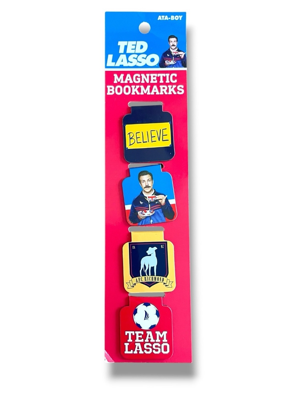Ted Lasso Magnetic Bookmarks Set Believe AFC Richmond Team Lasso Ata-Boy NIP